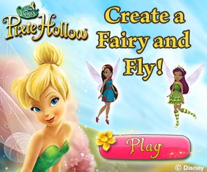 Disney fairies pixie hollow game create a fairy and fly